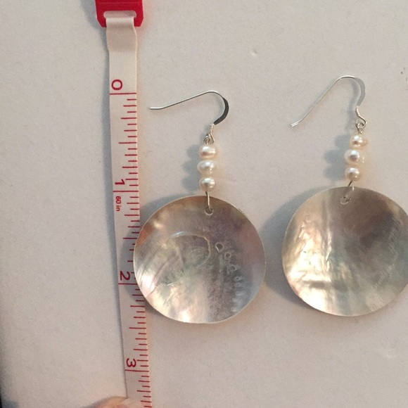 Artisan Pearl sterling earrings - Picture 4 of 5